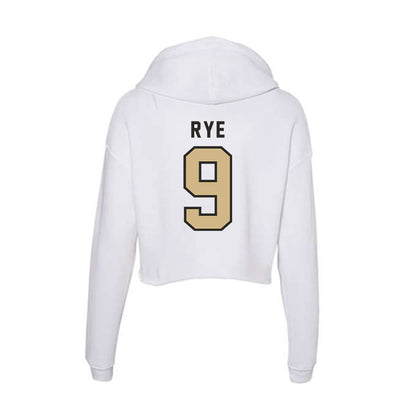 PFW - NCAA Women's Volleyball : Trinity Rye - Women's Crop Fleece Hoodie-1