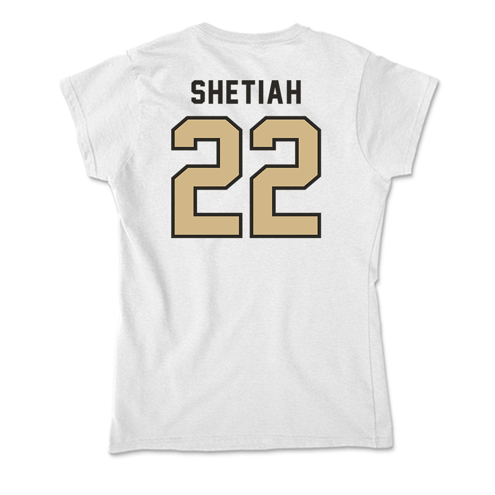 PFW - NCAA Men's Soccer : Ameer Shetiah - Soft Style Women’s T-Shirt-1