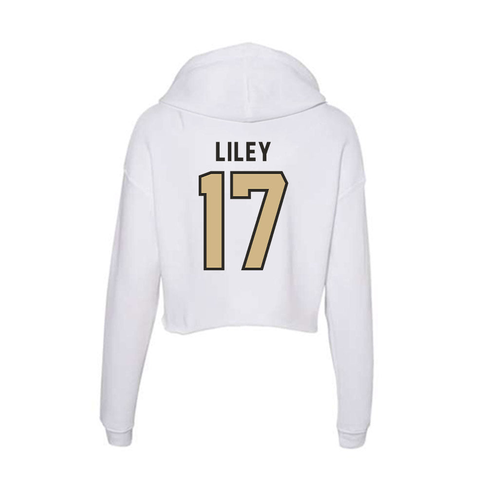 PFW - NCAA Men's Soccer : Jackson Liley - Women's Crop Fleece Hoodie-1