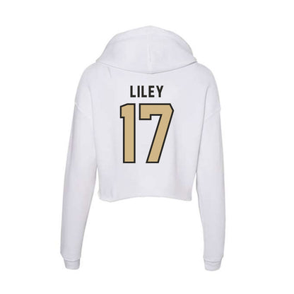PFW - NCAA Men's Soccer : Jackson Liley - Women's Crop Fleece Hoodie-1