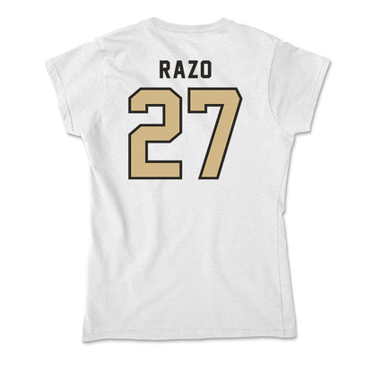 PFW - NCAA Men's Soccer : Brandon Razo - Soft Style Women’s T-Shirt-1