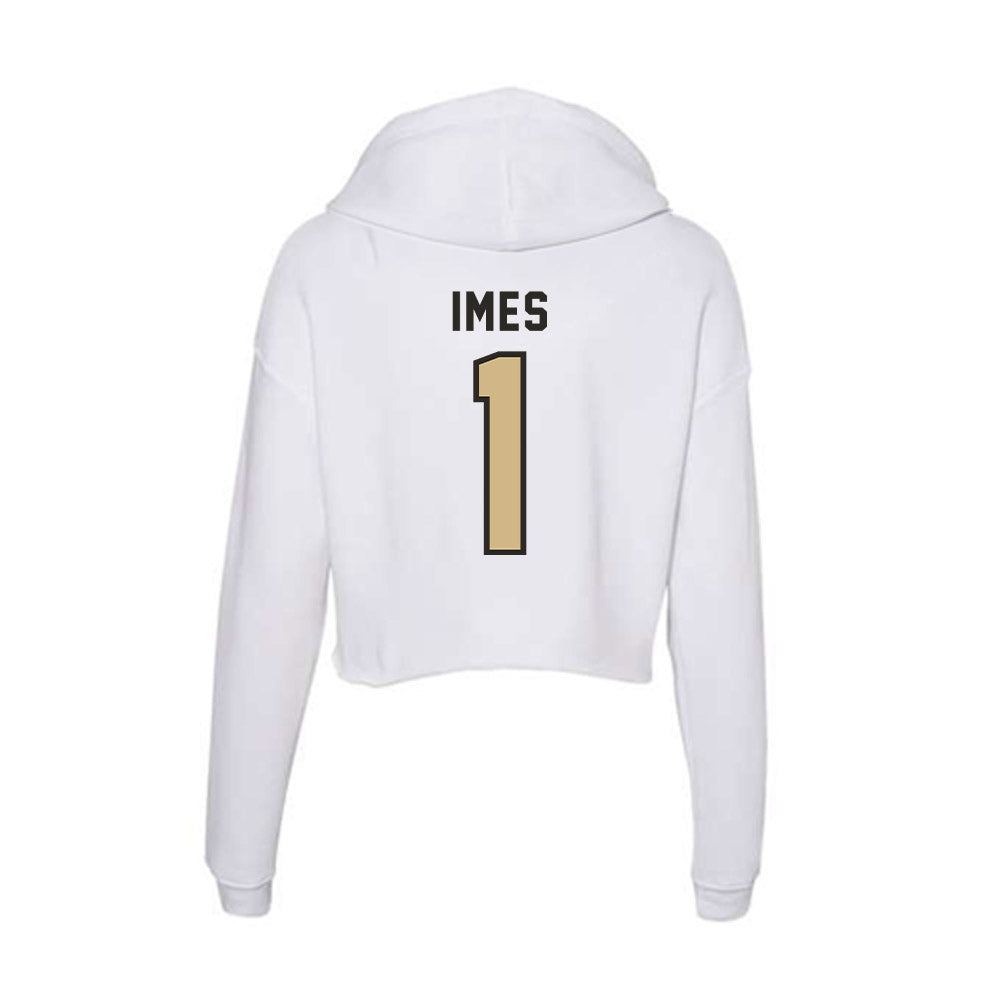 PFW - NCAA Women's Soccer : Jordan Imes - Women's Crop Fleece Hoodie-1