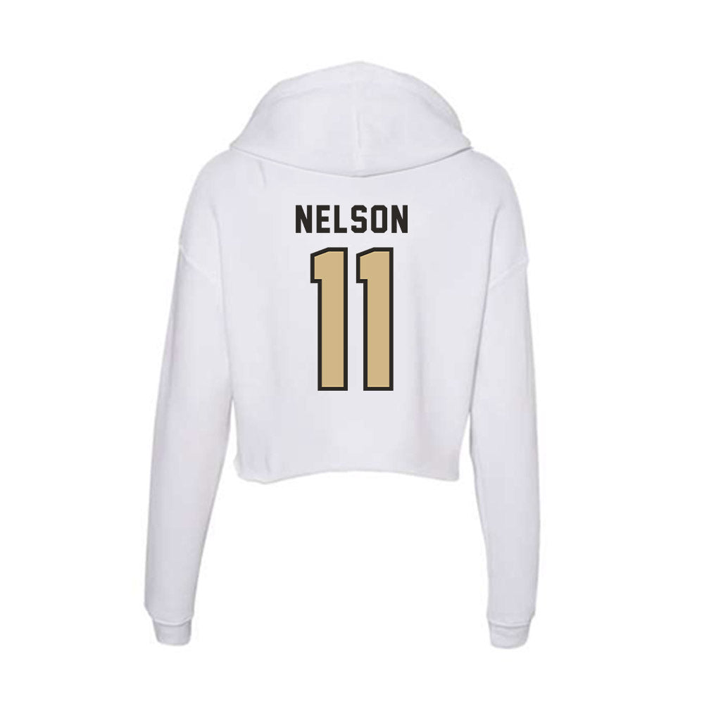 PFW - NCAA Men's Basketball : Maximus Nelson - Women's Crop Fleece Hoodie-1
