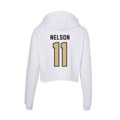 PFW - NCAA Men's Basketball : Maximus Nelson - Women's Crop Fleece Hoodie-1
