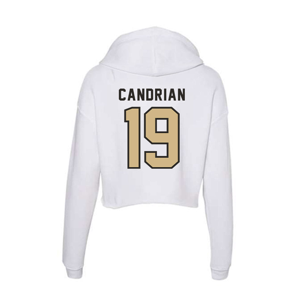PFW - NCAA Men's Volleyball : JP Candrian - Women's Crop Fleece Hoodie-1