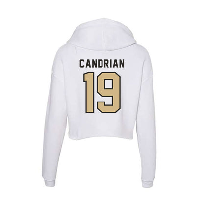 PFW - NCAA Men's Volleyball : JP Candrian - Women's Crop Fleece Hoodie-1
