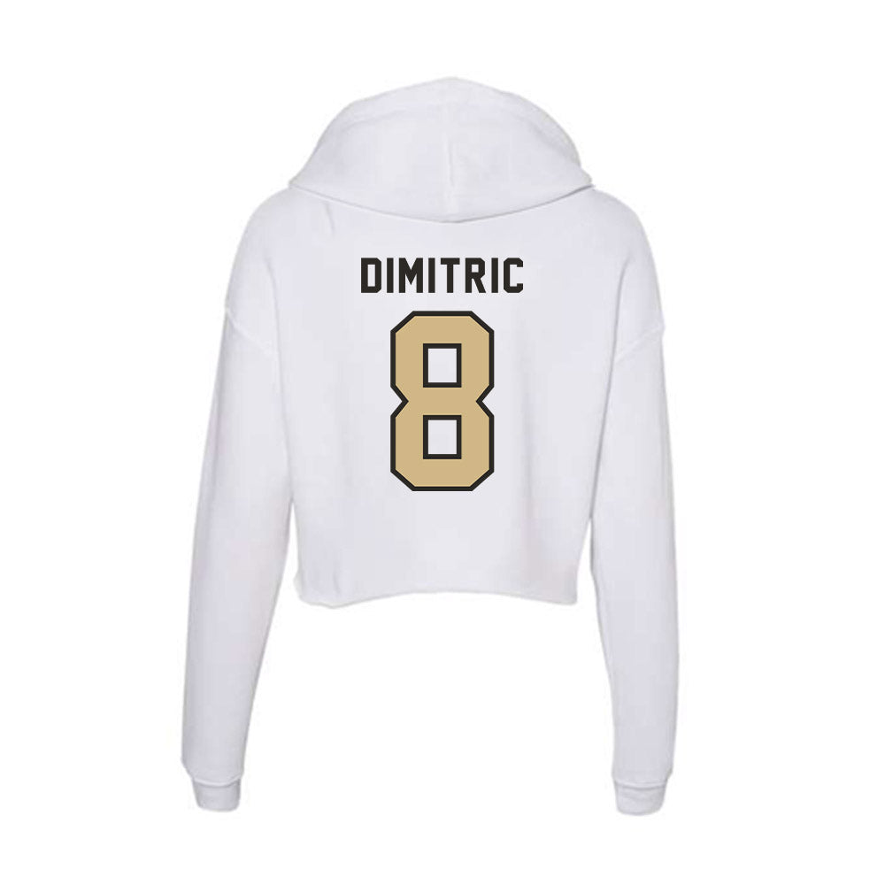 PFW - NCAA Women's Volleyball : Miona Dimitric - Women's Crop Fleece Hoodie-1