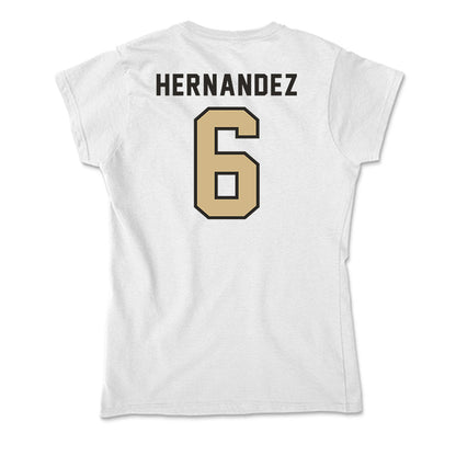 PFW - NCAA Men's Soccer : Jonathan Hernandez - Soft Style Women’s T-Shirt-1