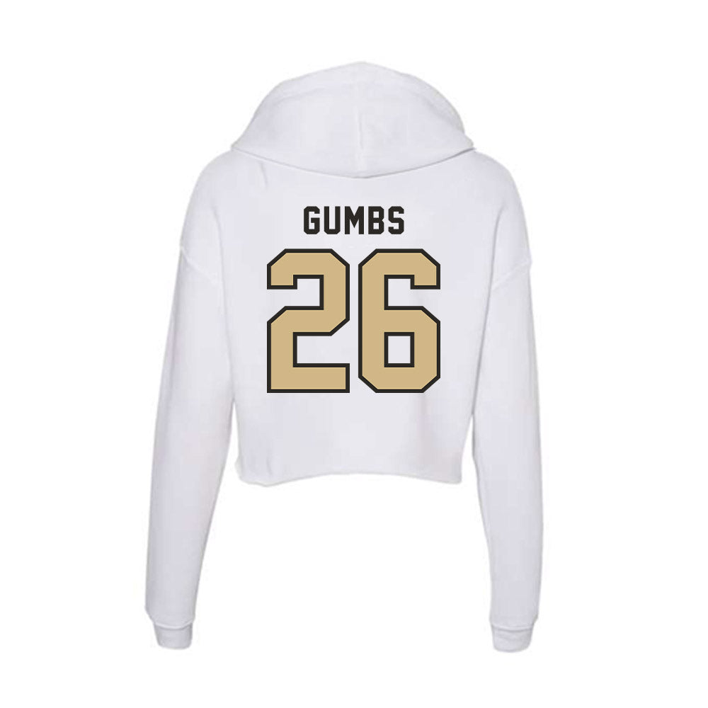PFW - NCAA Men's Soccer : Tegan Gumbs - Women's Crop Fleece Hoodie-1