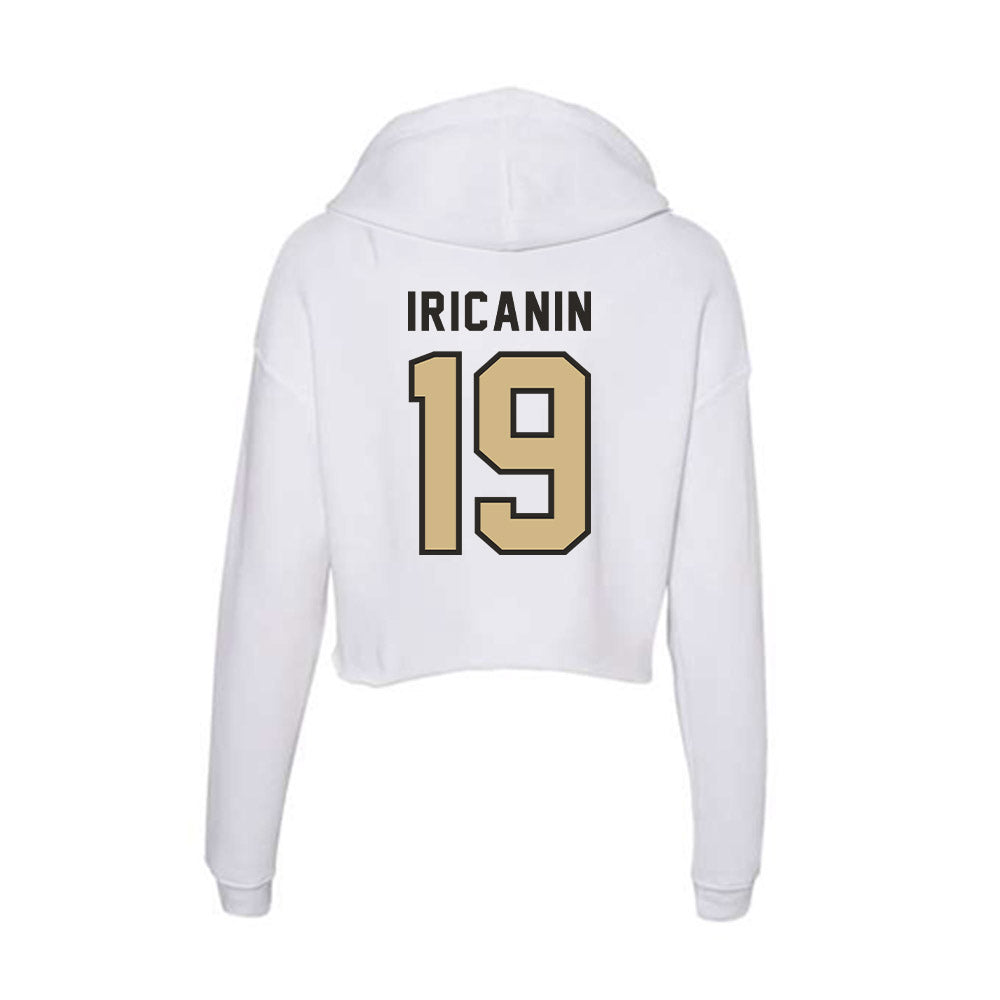 PFW - NCAA Men's Soccer : Stefan Iricanin - Women's Crop Fleece Hoodie-1