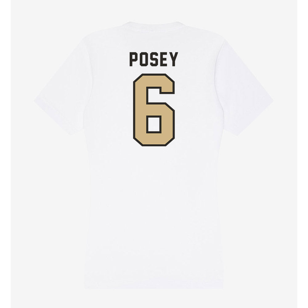 PFW - NCAA Women's Soccer : Kyra Posey - Women's V-Neck T-Shirt-1