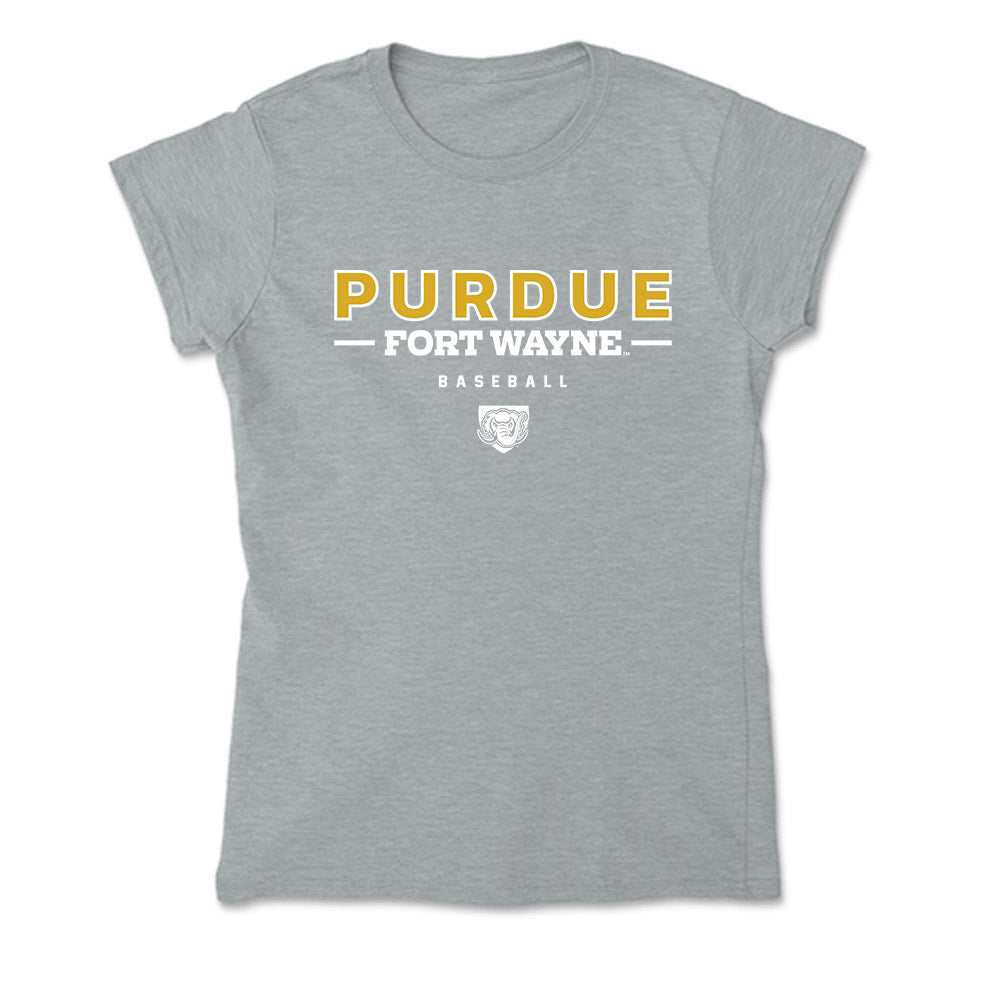 PFW - NCAA Baseball : Augusto Schroeder - Soft Style Women’s T-Shirt-0