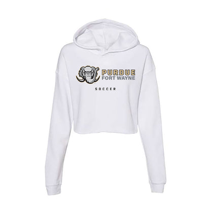 PFW - NCAA Men's Soccer : Ben Hissrich - Women's Crop Fleece Hoodie-0