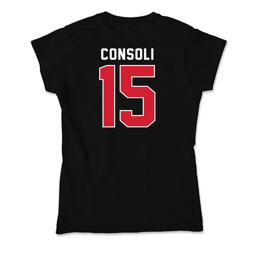 Fairfield - NCAA Men's Lacrosse : Cooper Consoli - Soft Style Women’s T-Shirt-1