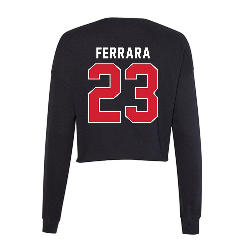 Fairfield - NCAA Baseball : Dean Ferrara - Women's Cropped Crew Fleece-1