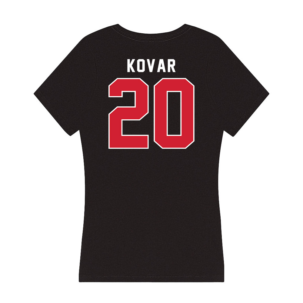 Fairfield - NCAA Softball : Chela Kovar - Women's V-Neck T-Shirt-1