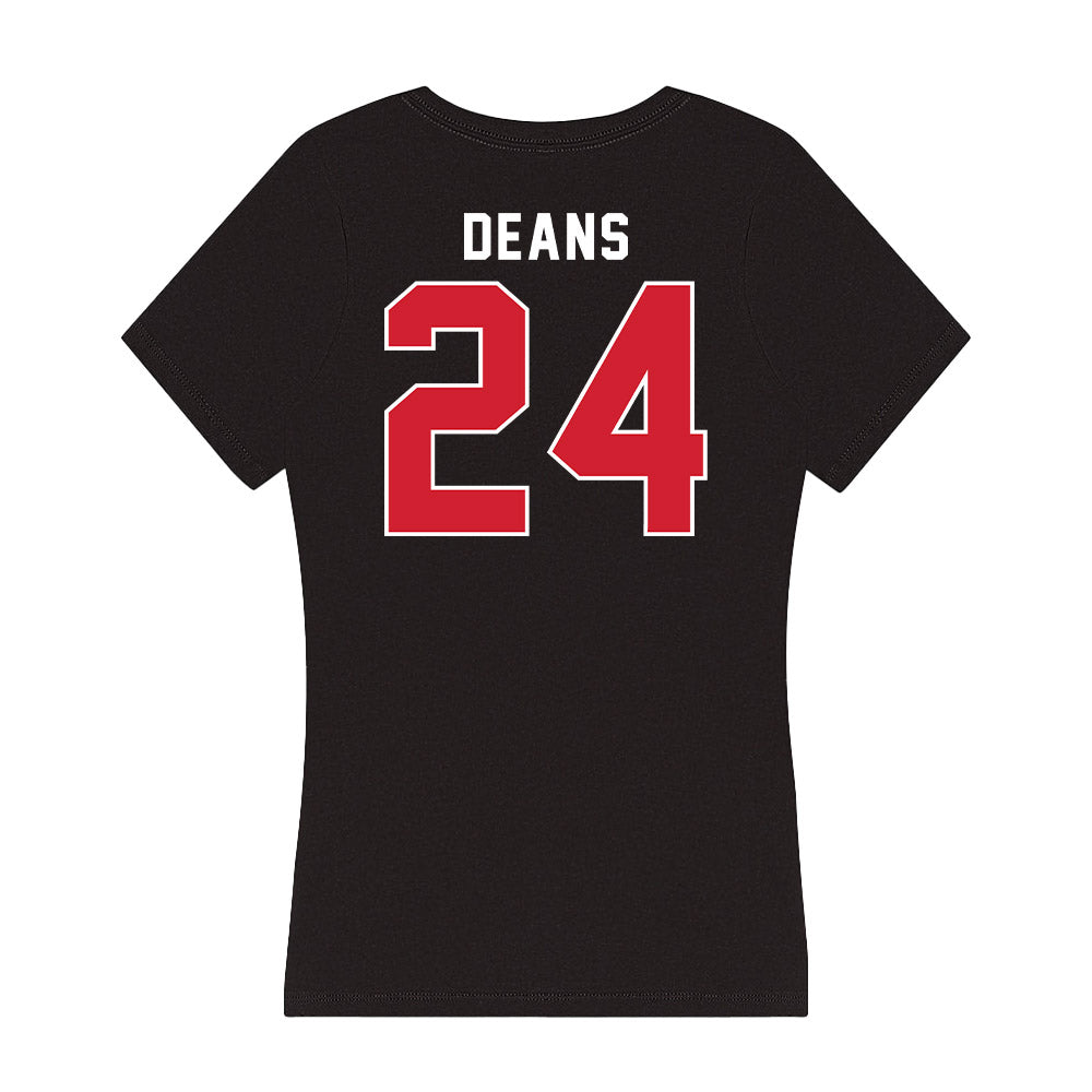 Fairfield - NCAA Softball : Gillian Deans - Women's V-Neck T-Shirt-1