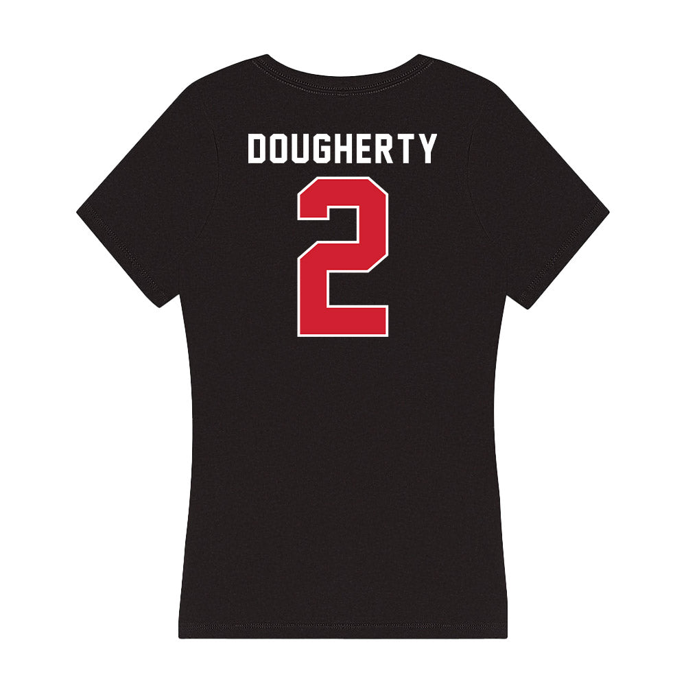 Fairfield - NCAA Men's Lacrosse : Finn Dougherty - Women's V-Neck T-Shirt-1