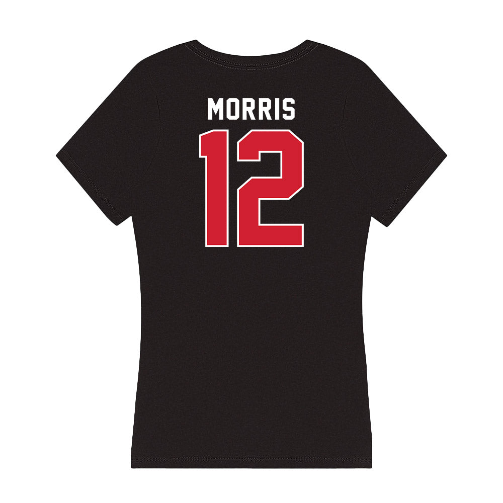 Fairfield - NCAA Women's Lacrosse : Claire Morris - Women's V-Neck T-Shirt-1