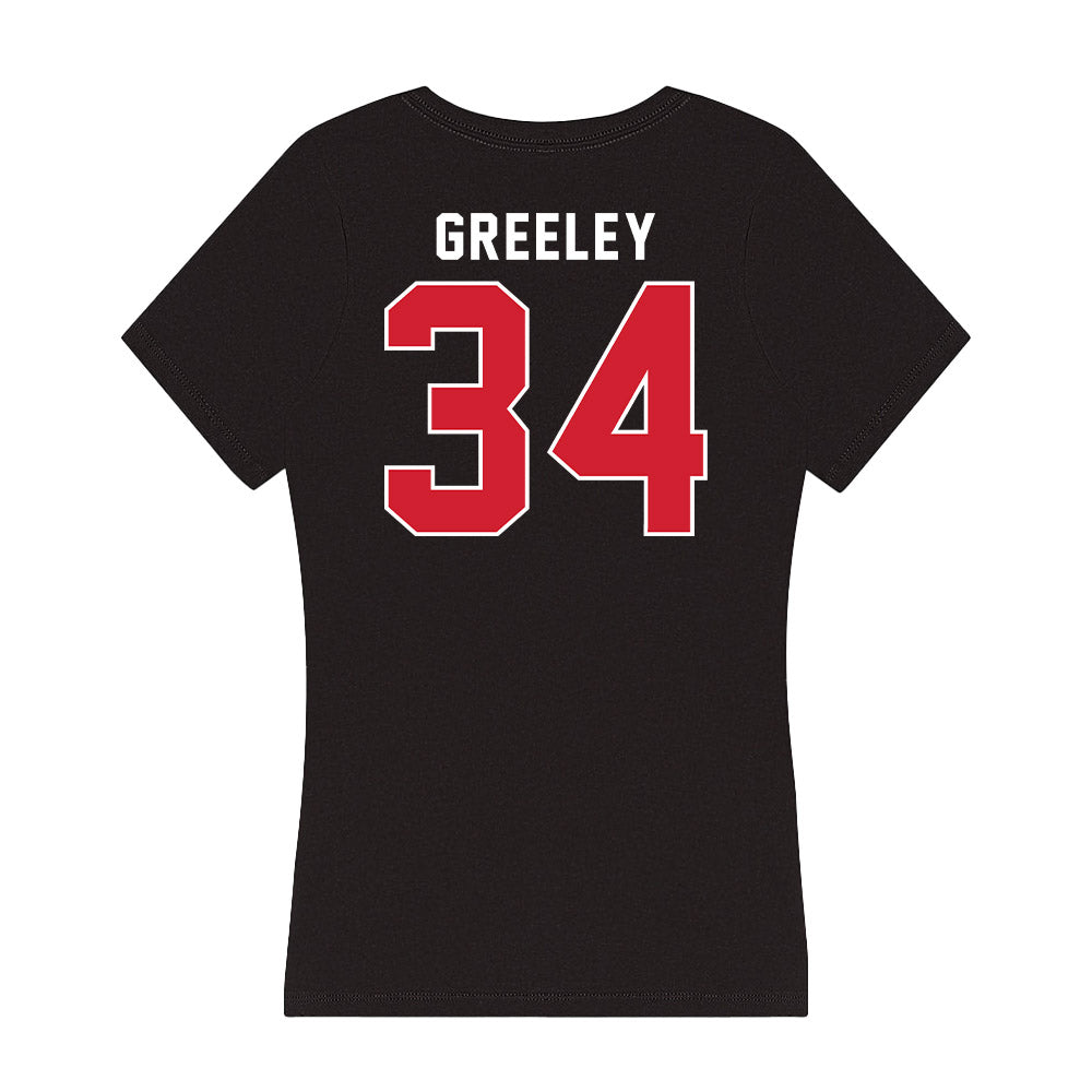 Fairfield - NCAA Women's Lacrosse : Katelyn Greeley - Women's V-Neck T-Shirt-1