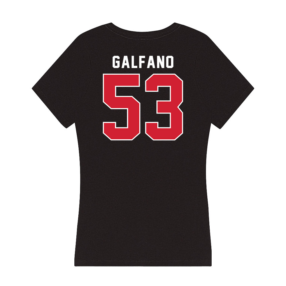 Fairfield - NCAA Men's Lacrosse : Jaden Galfano - Women's V-Neck T-Shirt-1