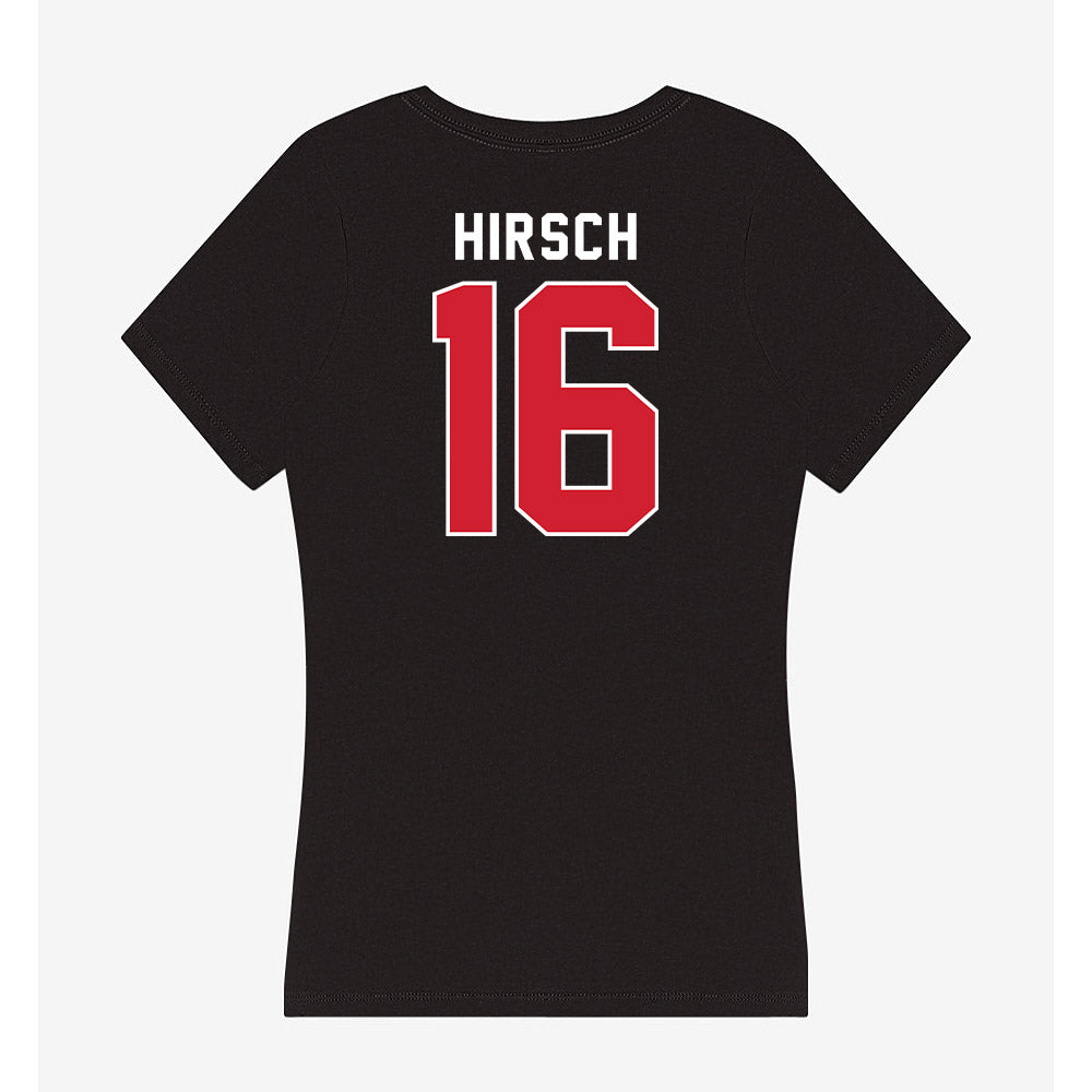 Fairfield - NCAA Men's Lacrosse : Owen Hirsch - Women's V-Neck T-Shirt-1