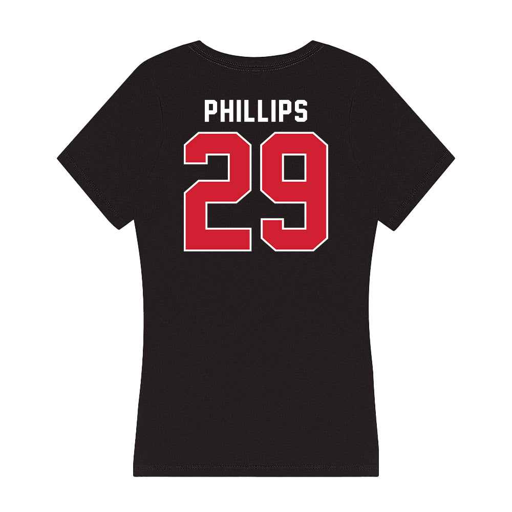 Fairfield - NCAA Baseball : Peter Phillips - Women's V-Neck T-Shirt-1