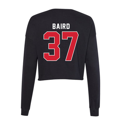 Fairfield - NCAA Baseball : Noah Baird - Women's Cropped Crew Fleece-1