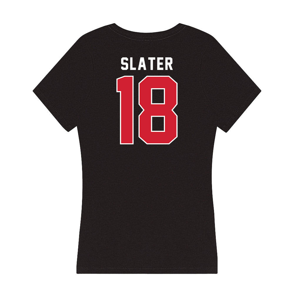 Fairfield - NCAA Women's Lacrosse : Grace Slater - Women's V-Neck T-Shirt-1