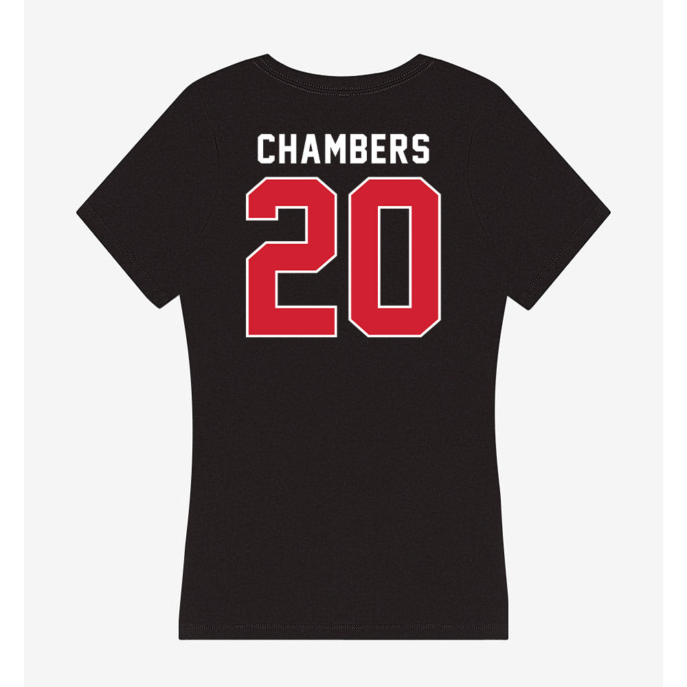 Fairfield - NCAA Baseball : Joseph Chambers - Women's V-Neck T-Shirt-1