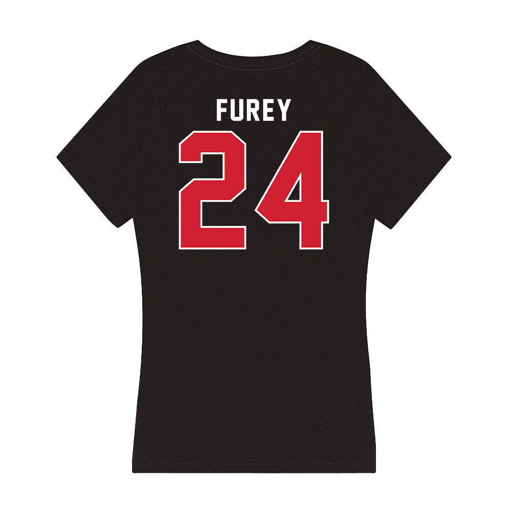 Fairfield - NCAA Women's Lacrosse : Keira Furey - Women's V-Neck T-Shirt-1