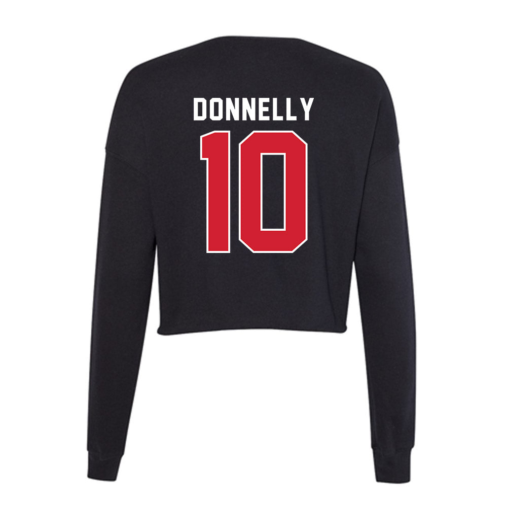 Fairfield - NCAA Women's Lacrosse : Brynn Donnelly - Women's Cropped Crew Fleece-1