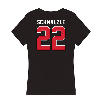 Fairfield - NCAA Baseball : Tj Schmalzle - Women's V-Neck T-Shirt-1