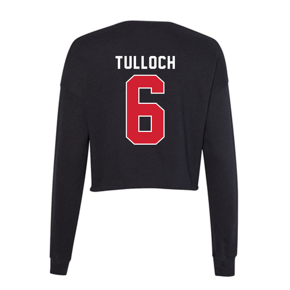 Fairfield - NCAA Men's Soccer : Daunte Tulloch - Women's Cropped Crew Fleece-1