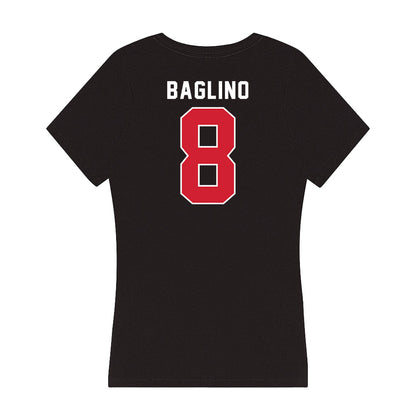 Fairfield - NCAA Baseball : Aidan Baglino - Women's V-Neck T-Shirt-1