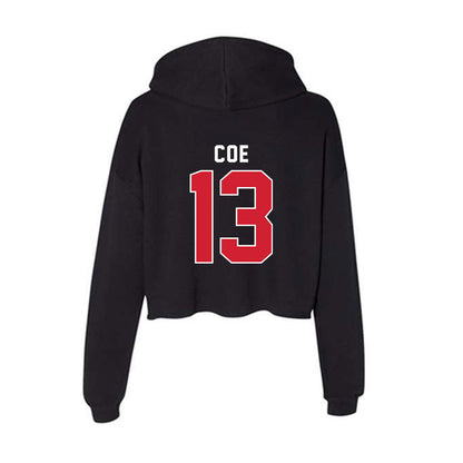 Fairfield - NCAA Women's Basketball : Cyanne Coe - Women's Crop Fleece Hoodie-1