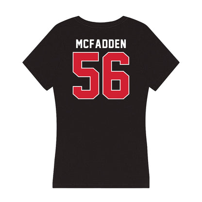 Fairfield - NCAA Men's Lacrosse : Charlie McFadden - Women's V-Neck T-Shirt-1