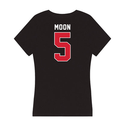 Fairfield - NCAA Women's Volleyball : Delaney Moon - Women's V-Neck T-Shirt-1