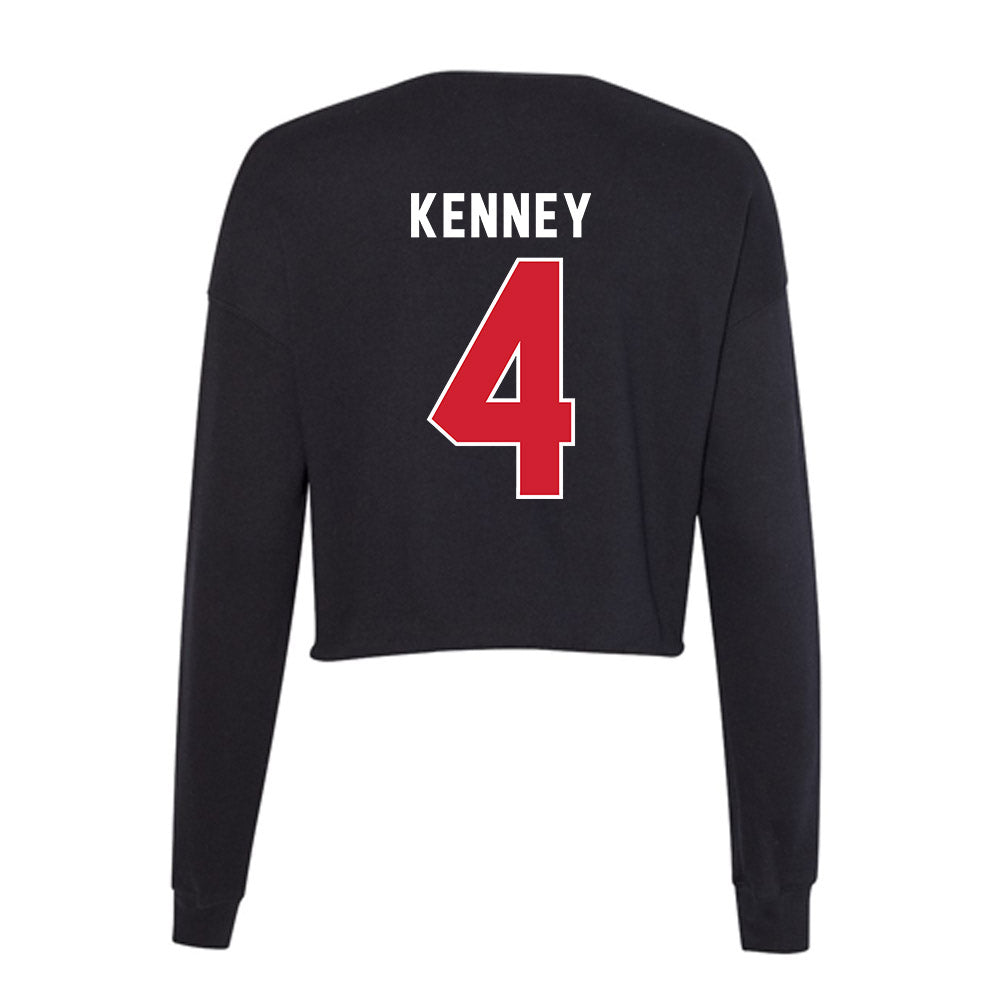 Fairfield - NCAA Men's Lacrosse : Colin Kenney - Women's Cropped Crew Fleece-1