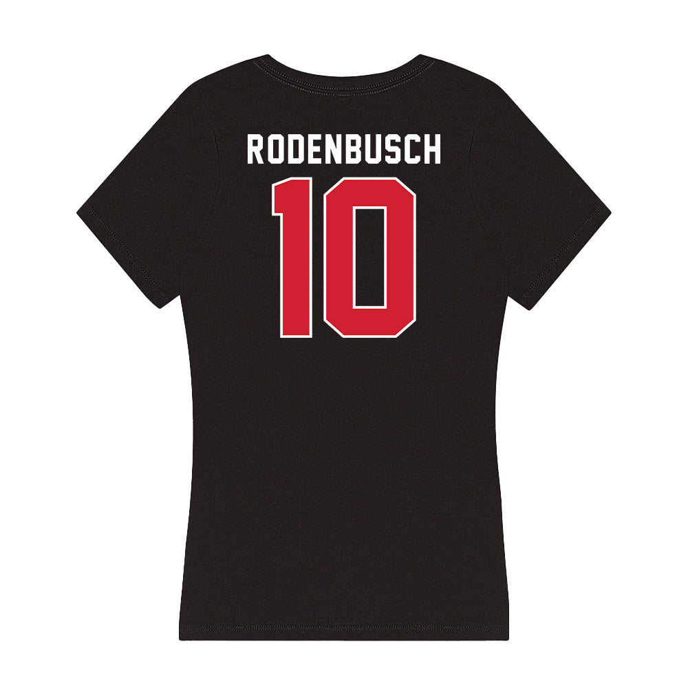 Fairfield - NCAA Women's Volleyball : Svenja Rodenbusch - Women's V-Neck T-Shirt-1