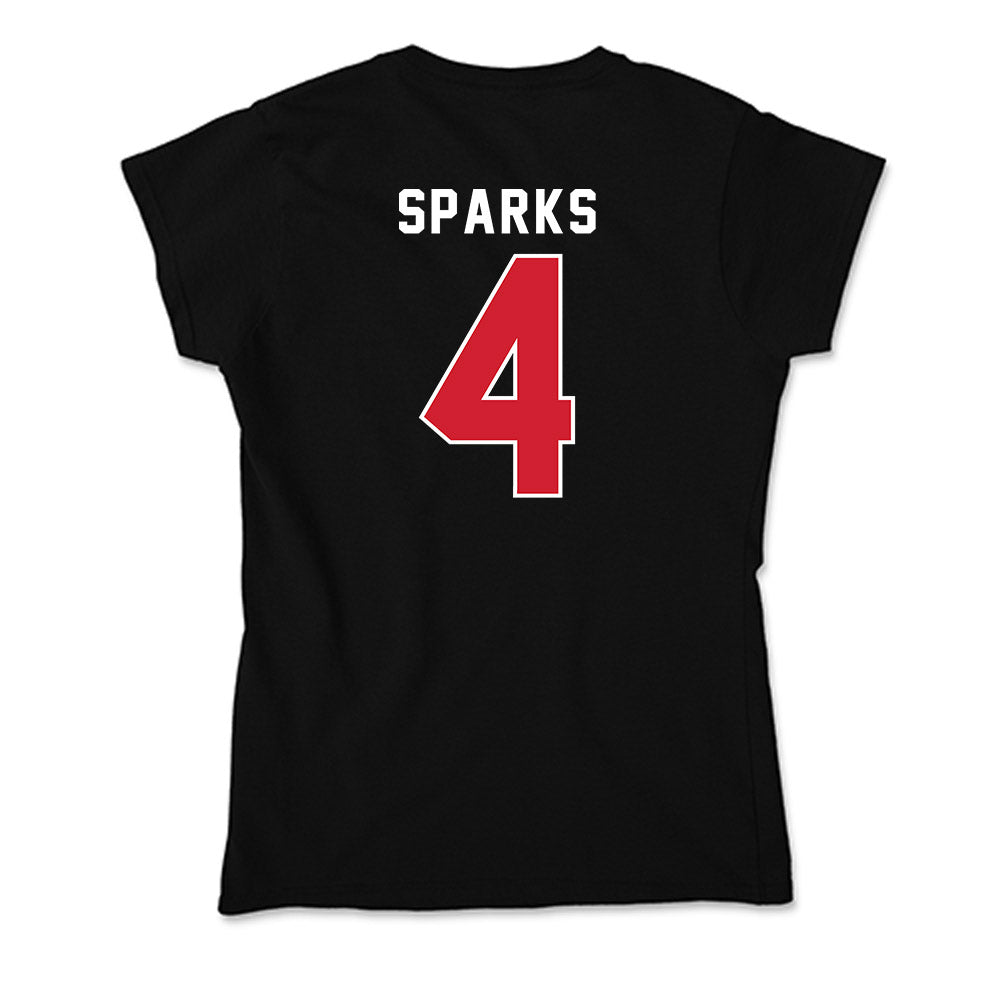 Fairfield - NCAA Men's Basketball : Braden Sparks - Soft Style Women’s T-Shirt-1