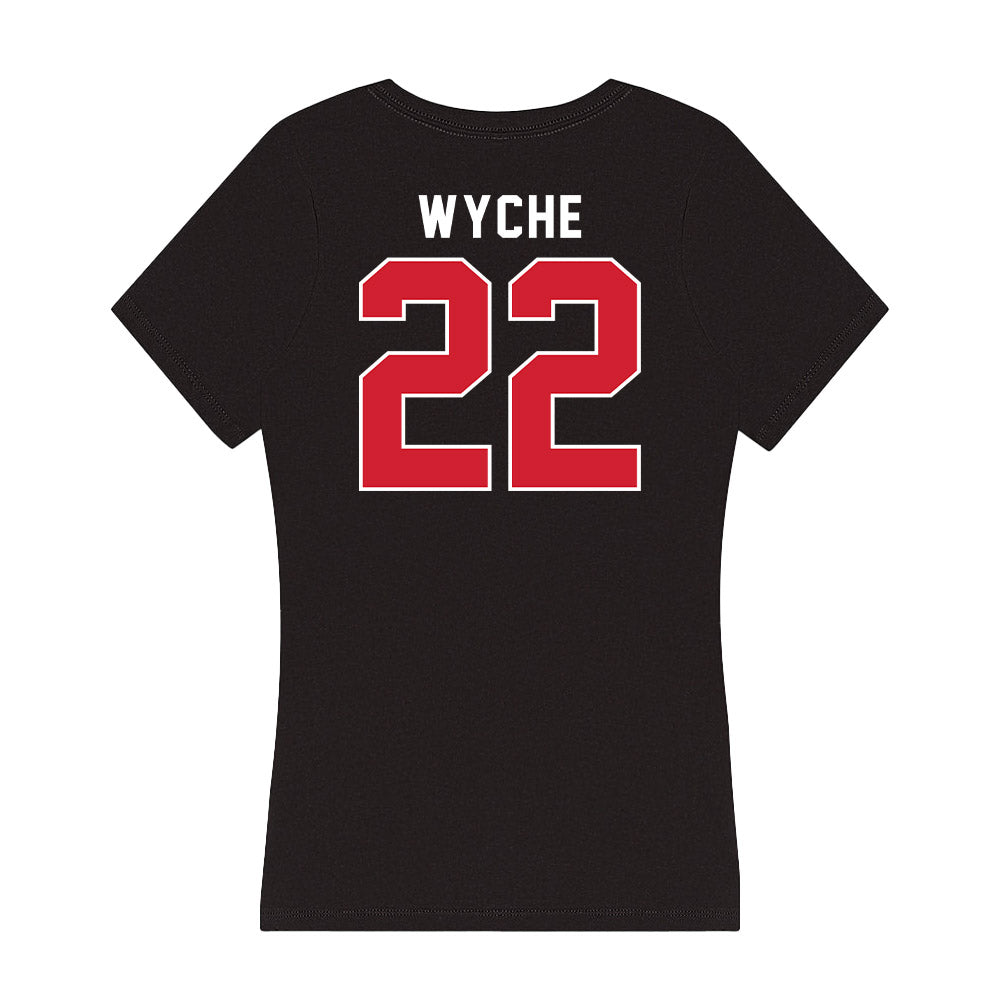 Fairfield - NCAA Women's Volleyball : Harlan Wyche - Women's V-Neck T-Shirt-1