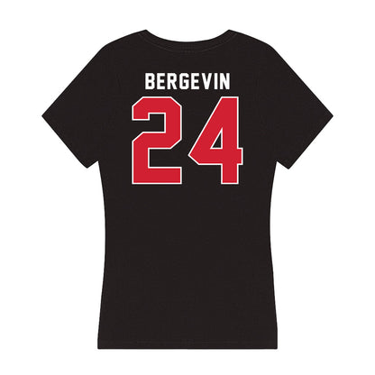 Fairfield - NCAA Baseball : Matt Bergevin - Women's V-Neck T-Shirt-1