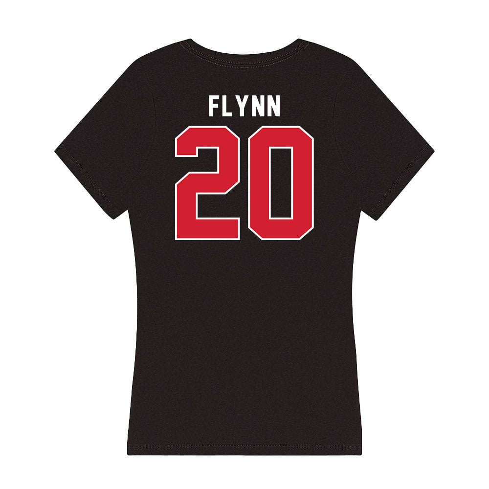 Fairfield - NCAA Men's Lacrosse : John Flynn - Women's V-Neck T-Shirt-1