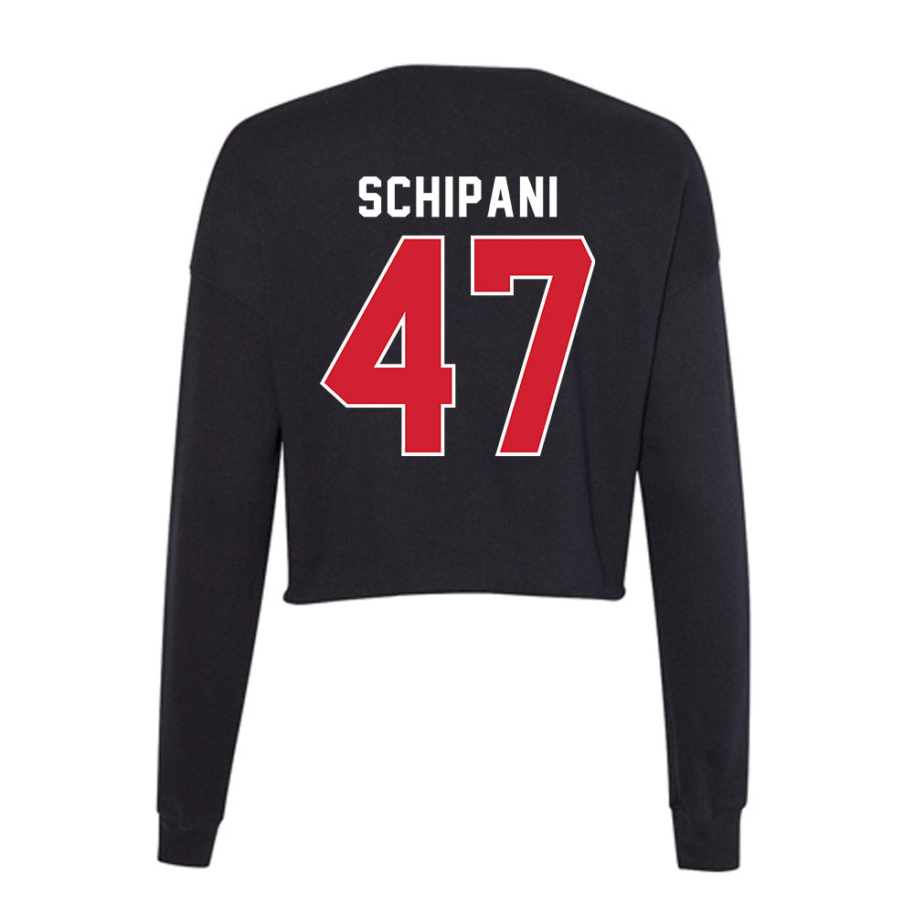 Fairfield - NCAA Men's Lacrosse : Ronan Schipani - Women's Cropped Crew Fleece-1