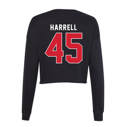 Fairfield - NCAA Women's Lacrosse : Rylee Harrell - Women's Cropped Crew Fleece-1