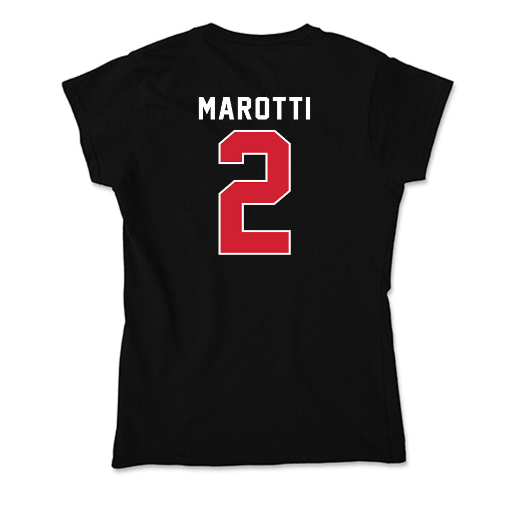 Fairfield - NCAA Women's Lacrosse : Brooke Marotti - Soft Style Women’s T-Shirt-1