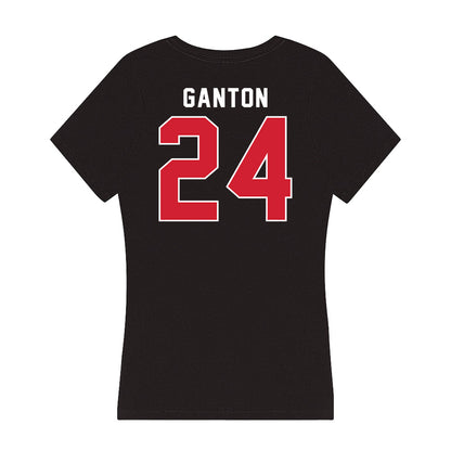 Fairfield - NCAA Men's Basketball : Joe Ganton - Women's V-Neck T-Shirt-1