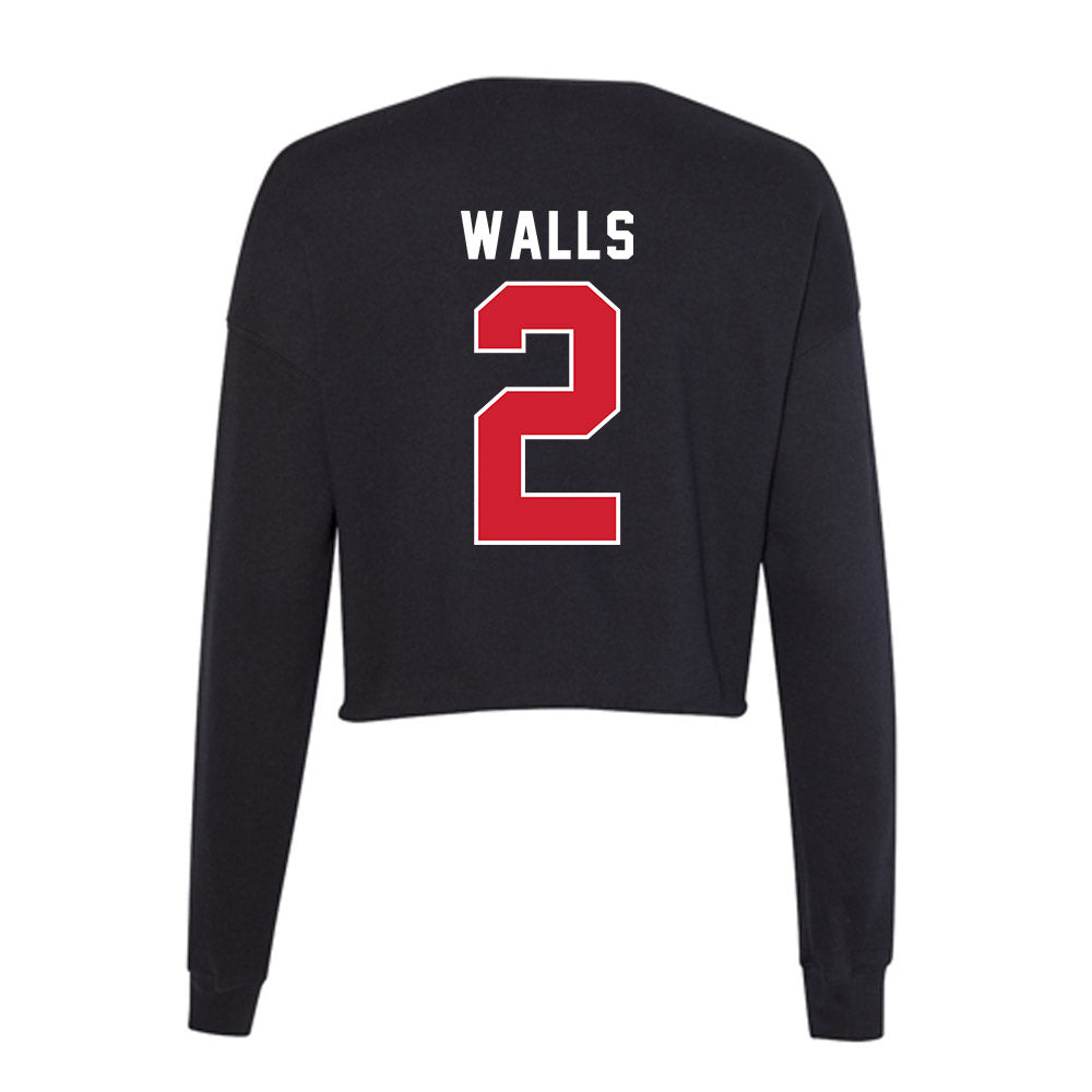 Fairfield - NCAA Softball : Caroline Walls - Women's Cropped Crew Fleece-1