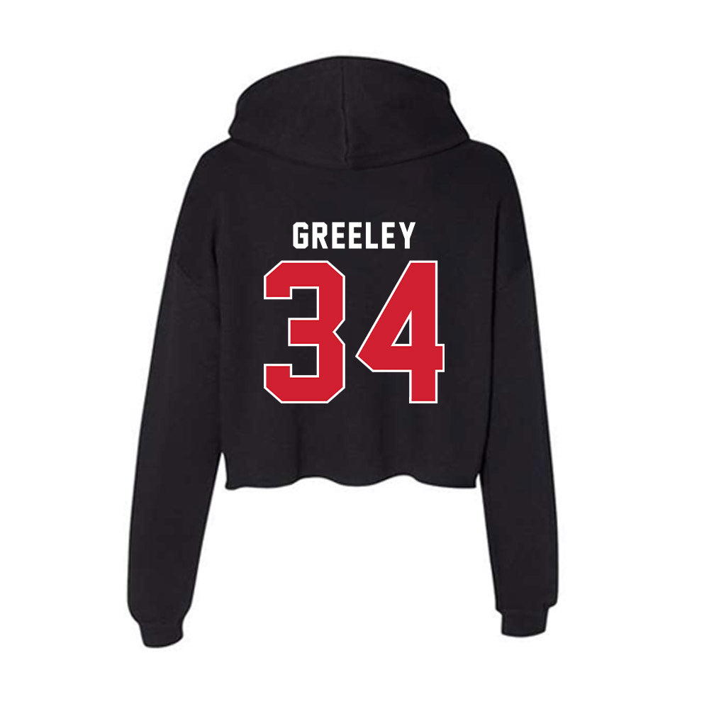 Fairfield - NCAA Women's Lacrosse : Katelyn Greeley - Women's Crop Fleece Hoodie-1